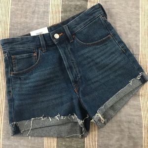 NWT H&M high waist jean shorts